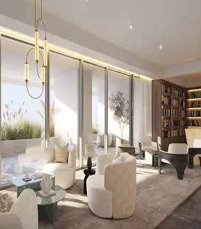 BPTP GAIA Residences Amenities - Sky Garden Library Lounge